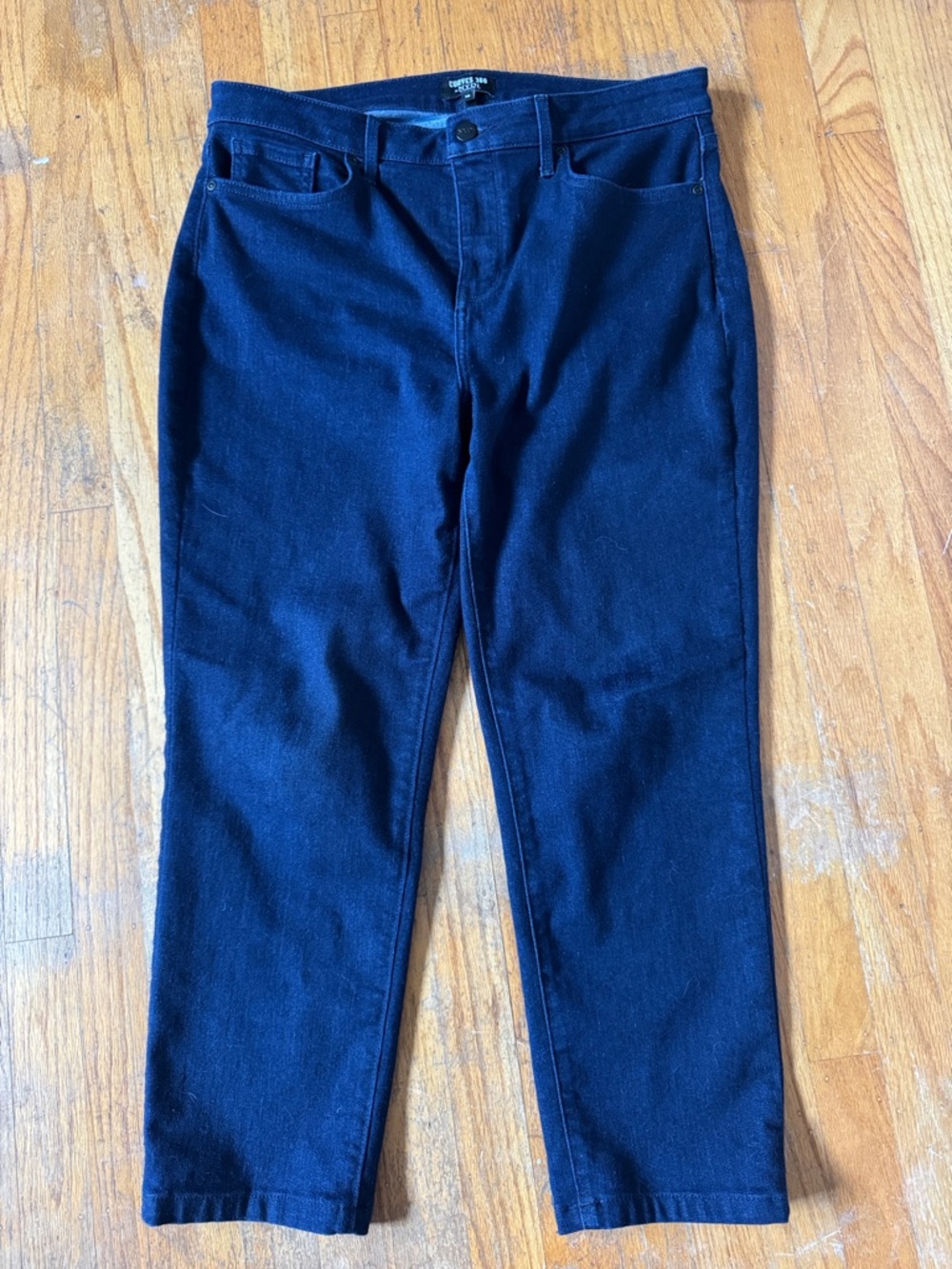 NYDJ (Not Your Daughter's Jeans) Dark Blue Wash pants Curves 360 Size 10 Short
